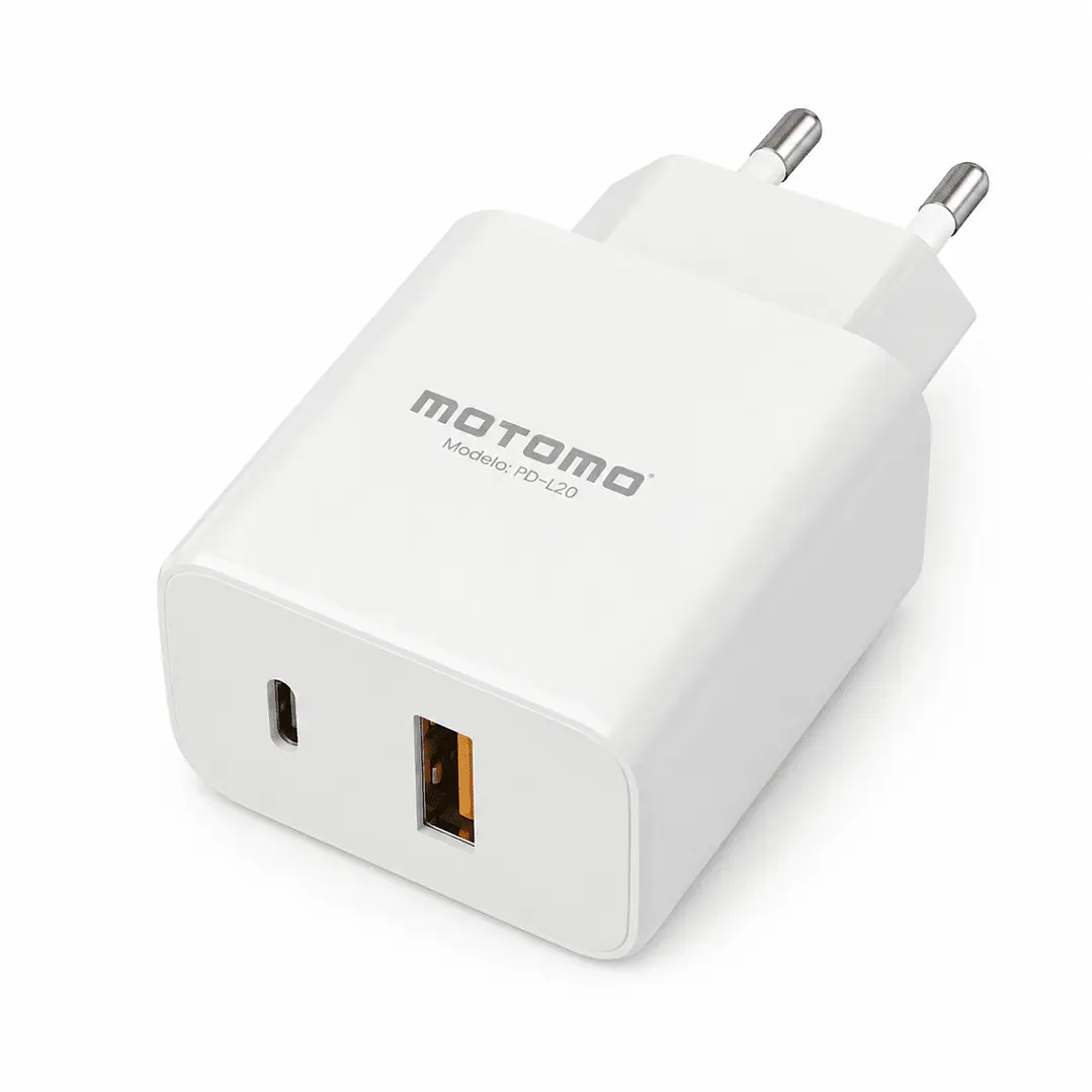 Cargador Rápido Motomo 20w Dual + Cable Tipo C A Lightning 2