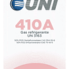 Gas refrigerante R410a 11,3kg. UNI