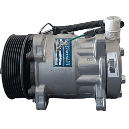 Compresor 7H15 P8PK 150mm montaje oreja TAPA SD 12V. AC TEC MAX