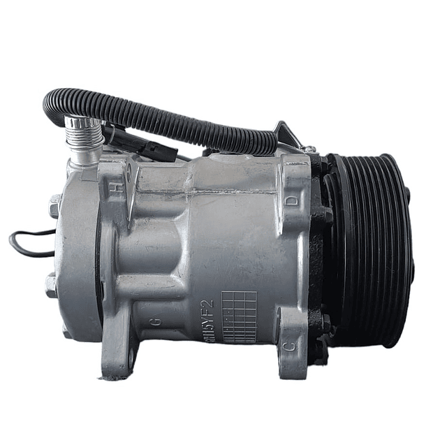 Compresor 7H15 P8PK 150mm montaje oreja TAPA SD 12V. AC TEC MAX