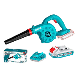Soplador inalambrico 2 BAT. 2,7 M3 20V TOTAL.