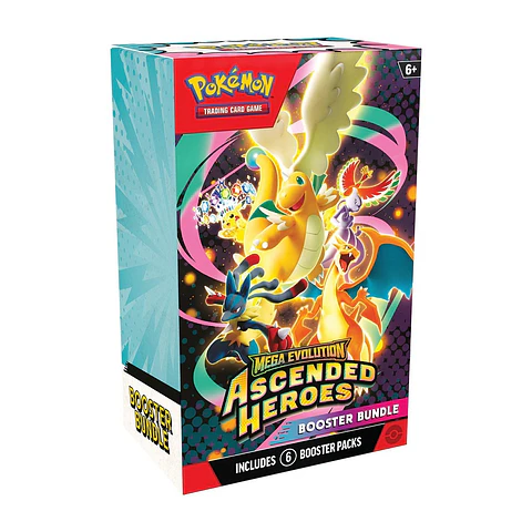 Pokémon TCG: Mega Evolution: Ascended Heroes - Booster Bundle Inglés