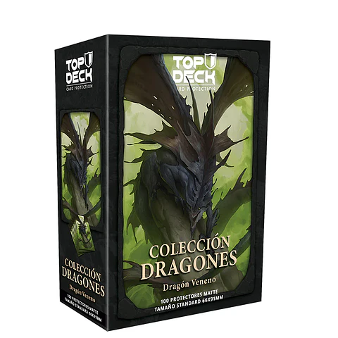 Top Deck - Protectores Estándar - Colección Dragones: Dragón Veneno