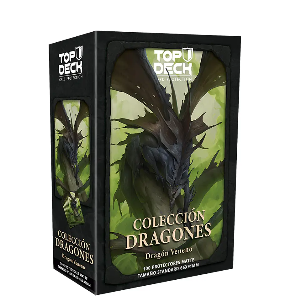 Top Deck - Protectores Estándar - Colección Dragones: Dragón Veneno 1