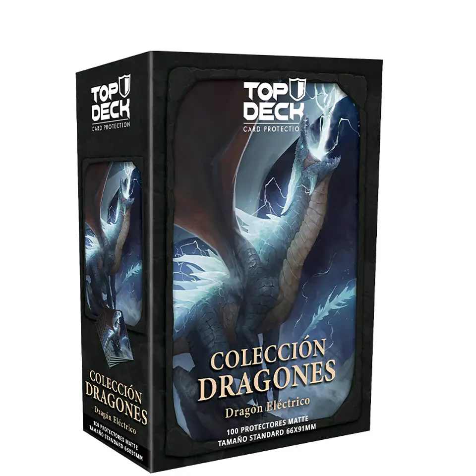Top Deck - Protectores Estándar - Colección Dragones: Dragón Eléctrico 1