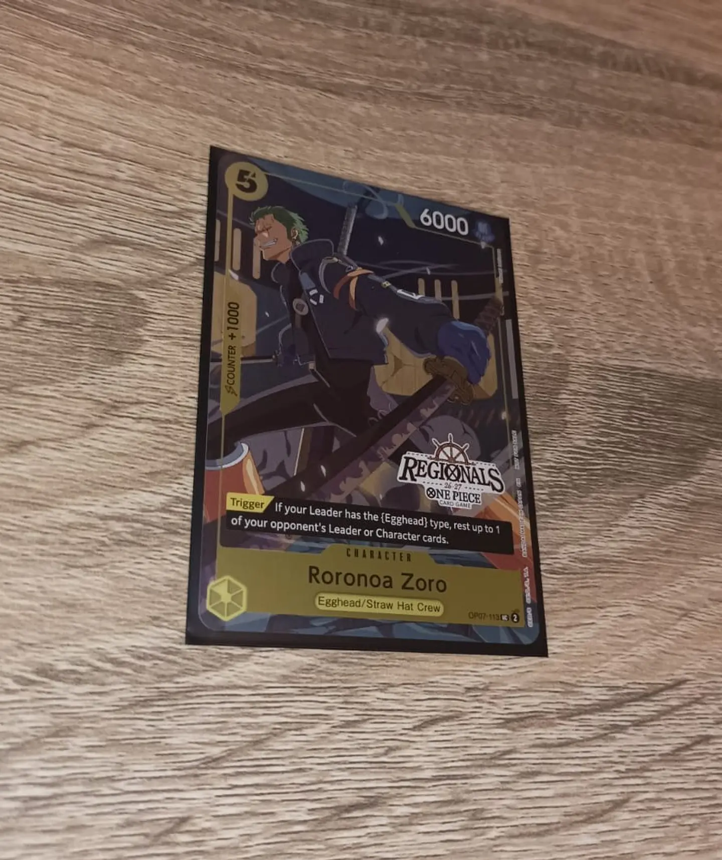 Roronoa Zoro (113) (Regional Participation Pack 2026 Vol.1) - One Piece Promotion Cards (OP-PR) 1