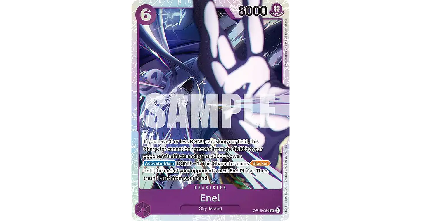 Enel (OP15-060) - Adventure on Kami's Island (OP15-EB04) 1