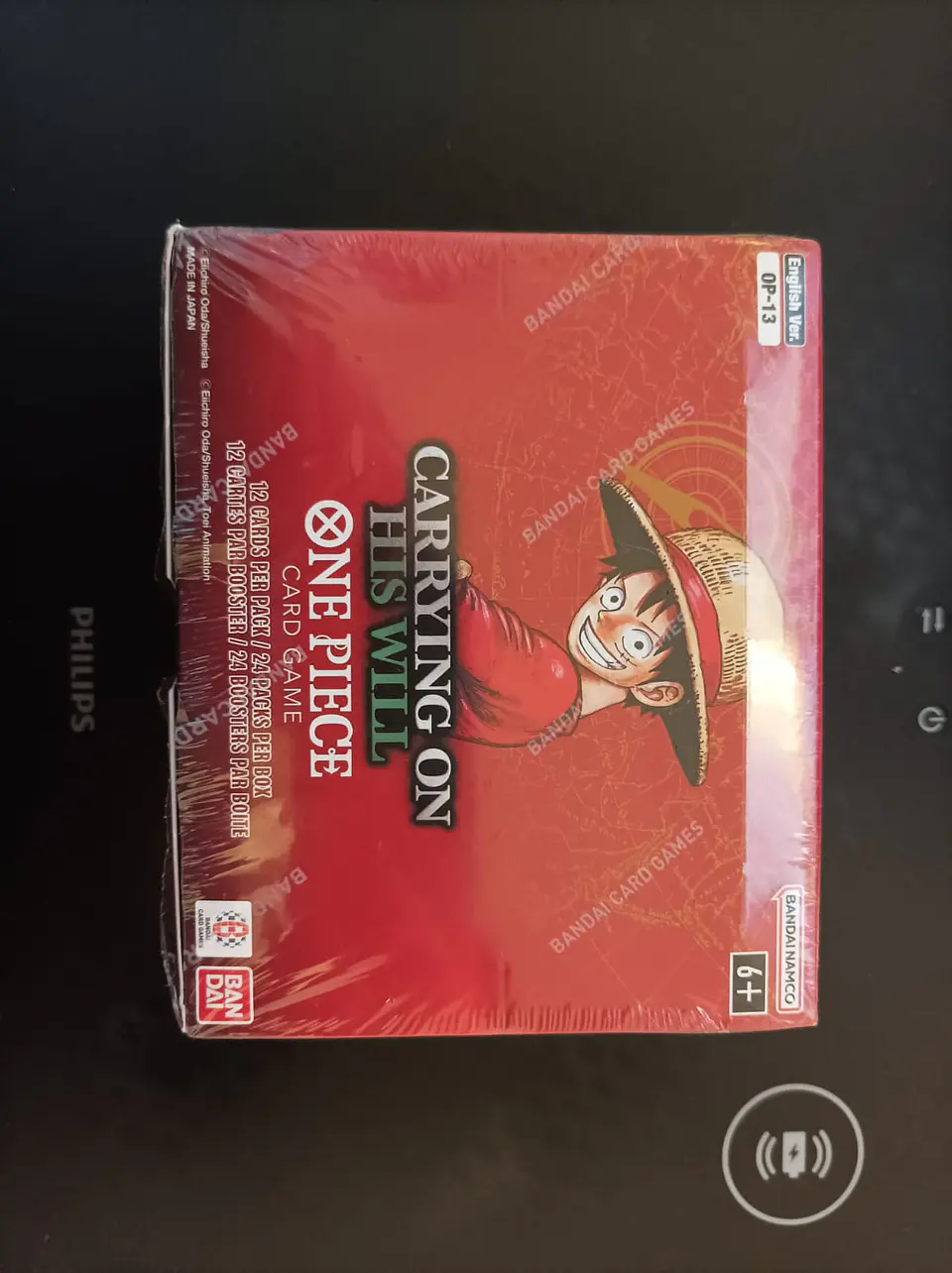 Booster Box One Piece TCG OP-13 Carrying On His Will (Inglés) – Con detalle en el sellado 2