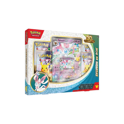 Pokémon TCG: 30th Celebration Sylveon ex Box (Inglés)