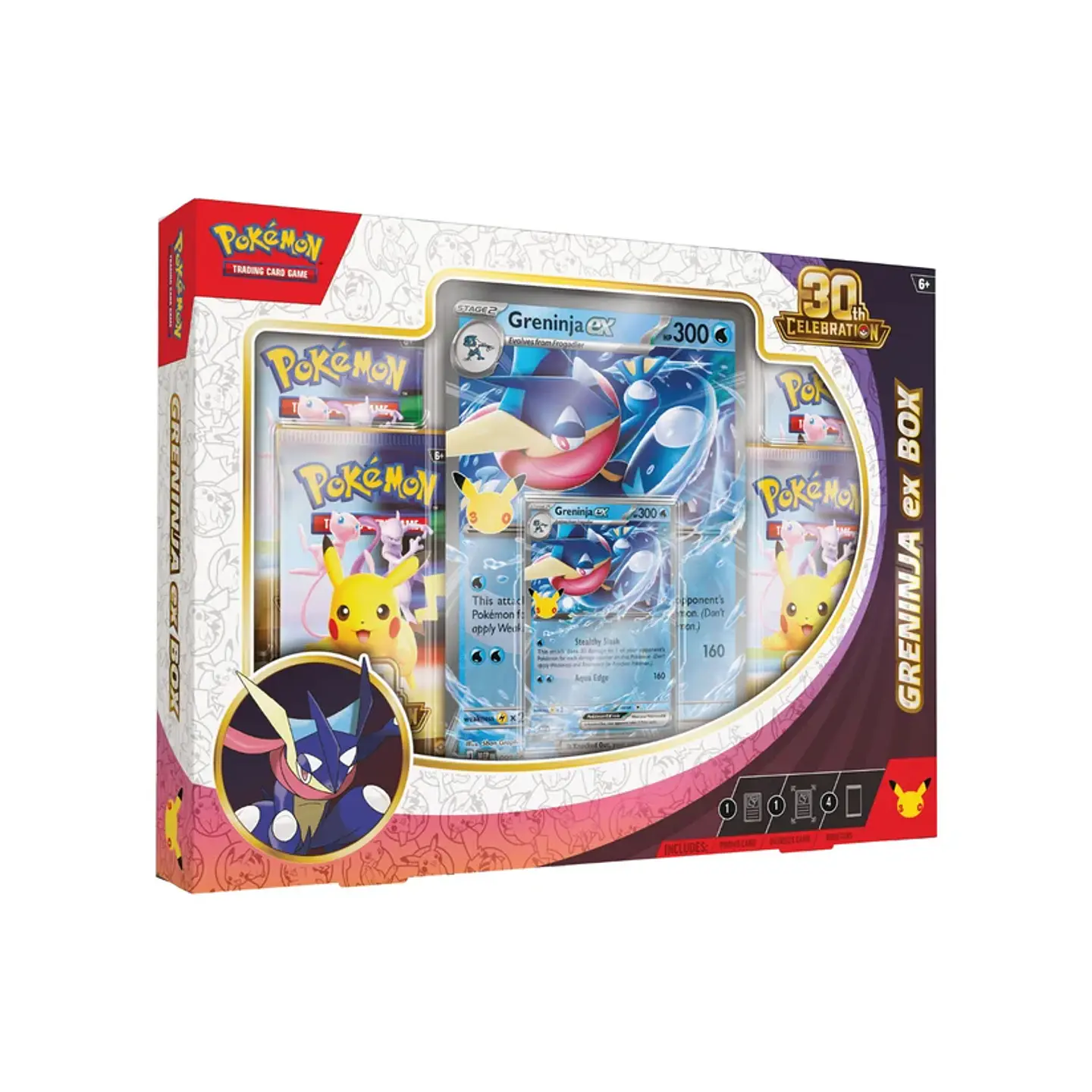 Pokémon TCG: 30th Celebration Greninja ex Box (Inglés) 1