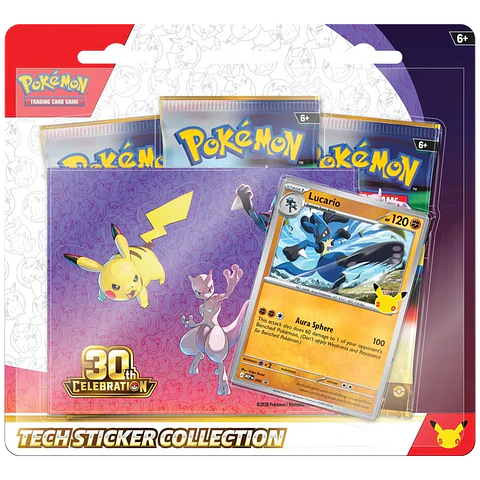 Pokémon TCG: 30th Celebration Tech Sticker Collection Lucario
