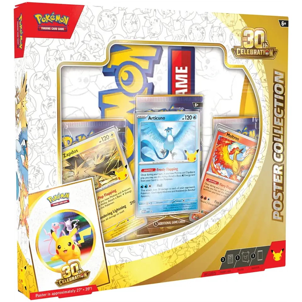 Pokémon TCG: 30th Celebration Poster Collection (Inglés) 1