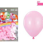 Globos de látex rosa claro mate 15cm 20pcs