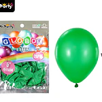Globos de látex verde oscuro mate 15cm 20pcs