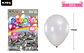 Globos de látex perlado plateado 15cm 20pcs - Miniatura 2