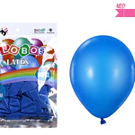 Globos de látex azul oscuro mate 25cm 50pcs