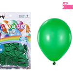 Globos de látex verde oscuro mate 25cm 50pcs