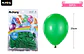 Globos de látex verde oscuro mate 25cm 50pcs - Miniatura 2