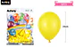 Globos de látex amarillo mate 25cm 50pcs - Miniatura 2