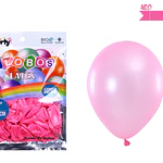 Globos de látex perlado rosa clara 25cm 50pcs