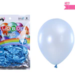 Globos de látex perlado celeste 25cm 50pcs