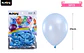 Globos de látex perlado celeste 25cm 50pcs - Miniatura 2