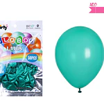 Globos de látex perlado verde oscuro 25cm 50pcs