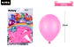 Globos de látex rosa oscura mate 25cm 100pcs - Miniatura 2