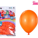 Globos de látex naranja mate 25cm 100pcs