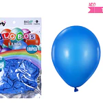 Globos de látex azul oscuro mate 25cm 100pcs