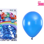 Globos de látex perlado azul oscuro 25cm 100pcs