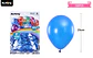 Globos de látex perlado azul oscuro 25cm 100pcs - Miniatura 2