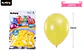 Globos de látex perlado amarillo 25cm 100pcs - Miniatura 2