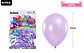 Globos de látex perlado lila 25cm 100pcs - Miniatura 2
