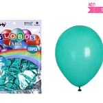 Globos de látex perlado verde oscuro 25cm 100pcs