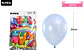 Globos de látex perlado colores surtidos 25cm 100pcs - Miniatura 2