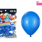 Globos de látex azul oscuro mate 35cm 25pcs