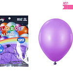 Globos de látex morado mate 35cm 25pcs