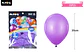 Globos de látex morado mate 35cm 25pcs - Miniatura 2