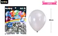 Globos de látex perlado plateado 35cm 25pcs - Miniatura 2