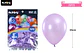 Globos de látex perlado lila 35cm 25pcs - Miniatura 2