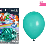 Globos de látex perlado turquesa 35cm 25pcs