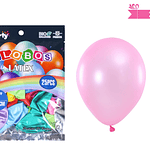 Globos de látex perlado colores surtidos 35cm 25pcs