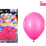 Globos de látex rojo rosa mate 35cm 50pcs