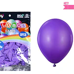Globos de látex morado mate 35cm 50pcs