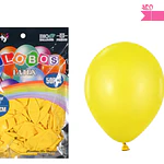 Globos de látex amarillo mate 35cm 50pcs