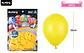 Globos de látex amarillo mate 35cm 50pcs - Miniatura 2