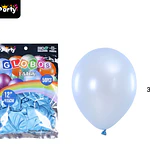Globos de látex perlado celeste 35cm 50pcs