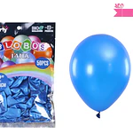 Globos de látex perlado azul oscuro 35cm 50pcs