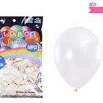 Globos de látex perlado blanco 35cm 50pcs